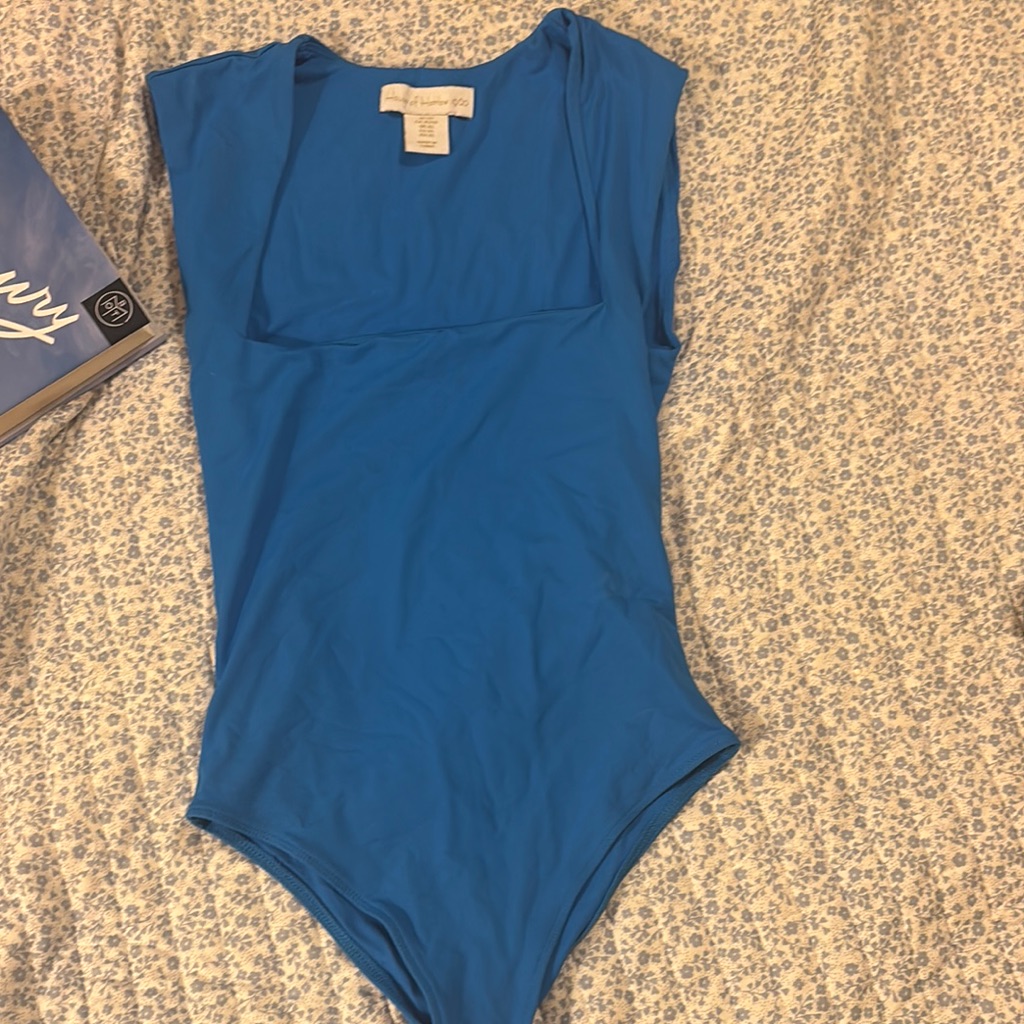 House Of Harlow Blue Bodysuit